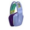 Геймърски слушалки Logitech G733 Lilac Lightspeed Wireless RGB, Микрофон, Лилави