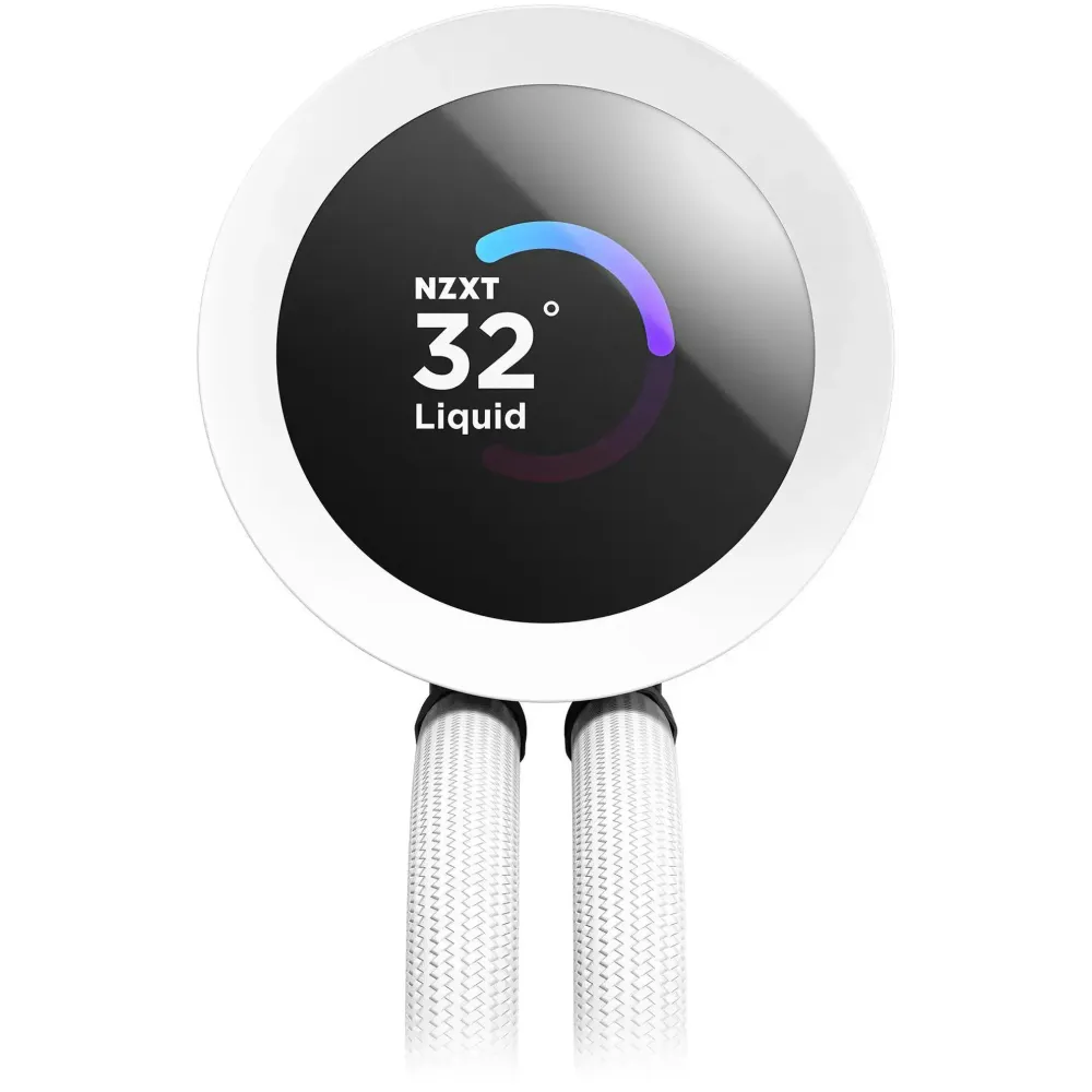 Охладител за процесор NZXT Kraken Plus 360 RGB LCD Display - White Охладител за процесор NZXT Kraken Plus 360 RGB LCD Display - White
