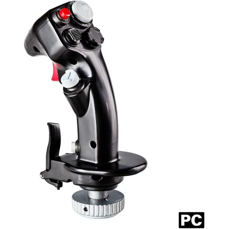 Жичен джойстик Thrustmaster F-16C Viper, Авиосимулатор за PC, Черен