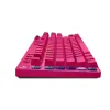 Геймърска механична клавиатура Logitech G Pro X TKL Lightspeed Tactile Switch, Magenta