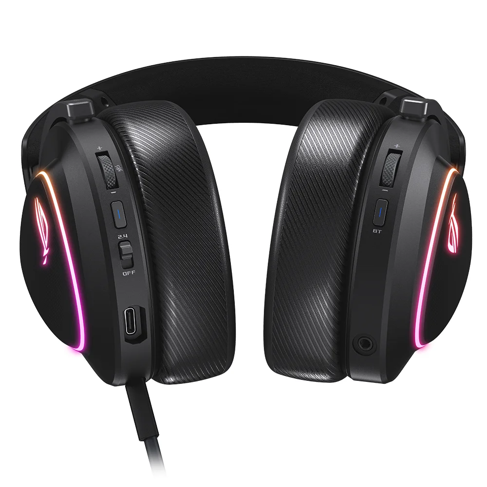 Геймърски безжични слушалки ASUS ROG Delta II - USB-C, Aura Sync RGB