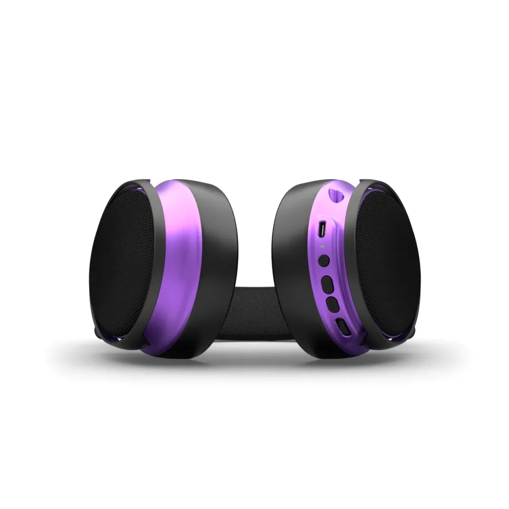Геймърски безжични слушалки Dark Project Sono Wireless - Black/Violet
