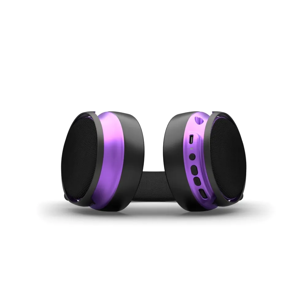 Геймърски безжични слушалки Dark Project Sono Wireless - Black/Violet