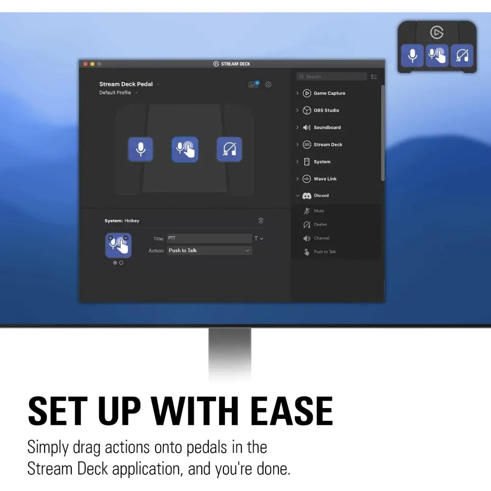 Контролер Elgato Stream Deck Pedal Контролер Elgato Stream Deck Pedal