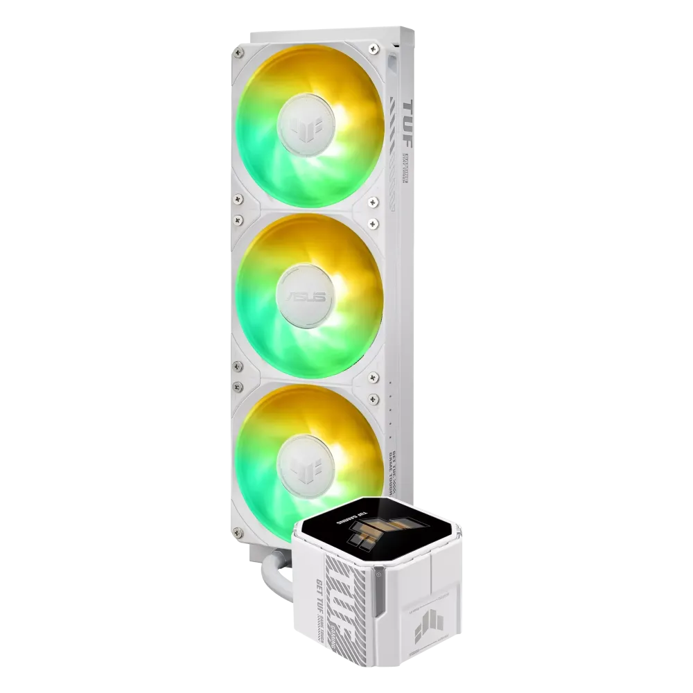Охладител за процесор ASUS TUF Gaming LC III 360 ARGB LCD White Edition