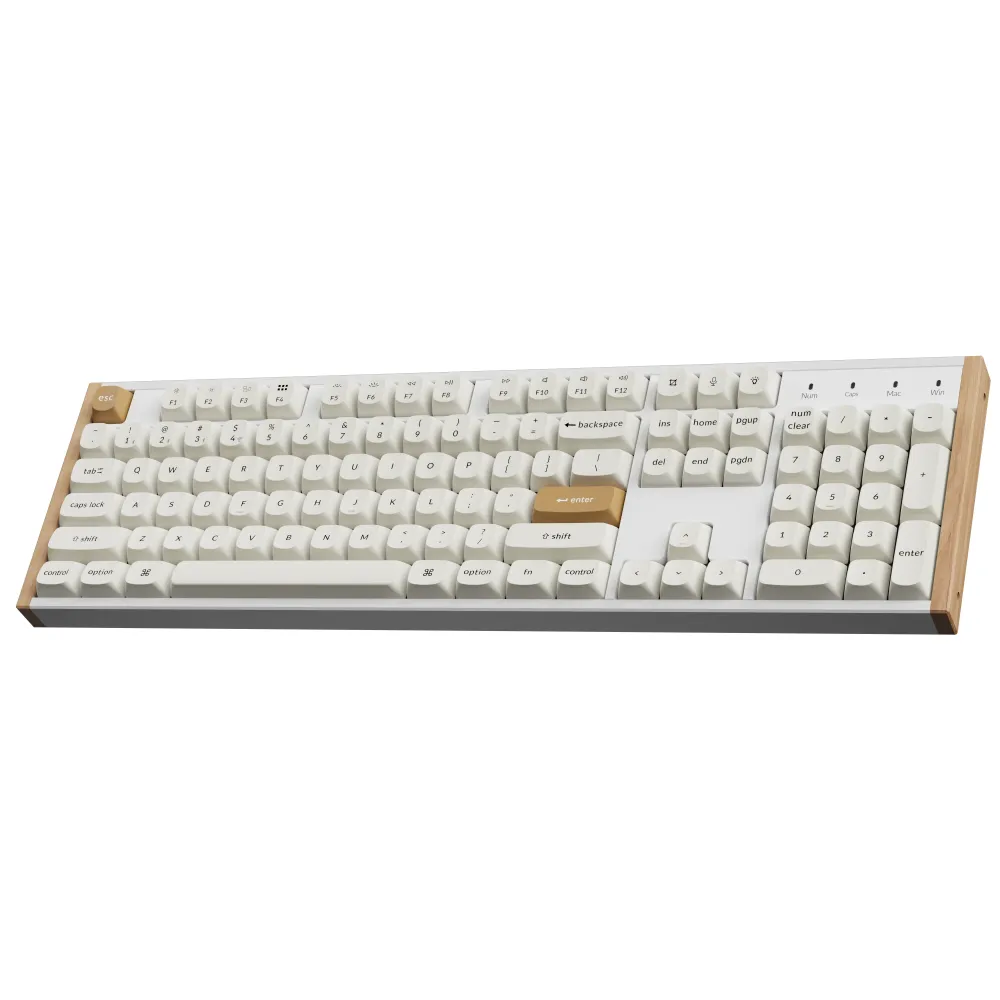 Геймърска безжична Механична клавиатура Keychron K10 HE Magnetic Switch - White Special Edition Геймърска безжична Механична клавиатура Keychron K10 HE Magnetic Switch - White Special Edition