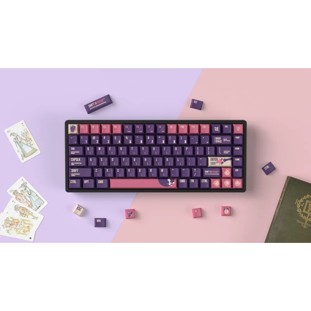 Капачки за механична клавиатура Keychron Cherry Profile Dye-Sub PBT Full Keycap Set - Lunar White Капачки за механична клавиатура Keychron Cherry Profile Dye-Sub PBT Full Keycap Set - Lunar White