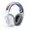 Геймърски слушалки Logitech G733 Lightspeed Wireless RGB, Микрофон, Бели