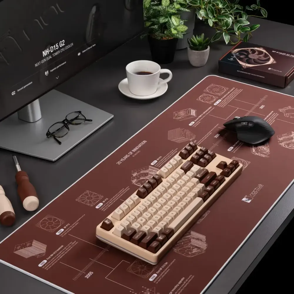 Подложка за мишка Noctua NP-DM3 Anniversary Deskmat - 900 x 400 x 4 mm