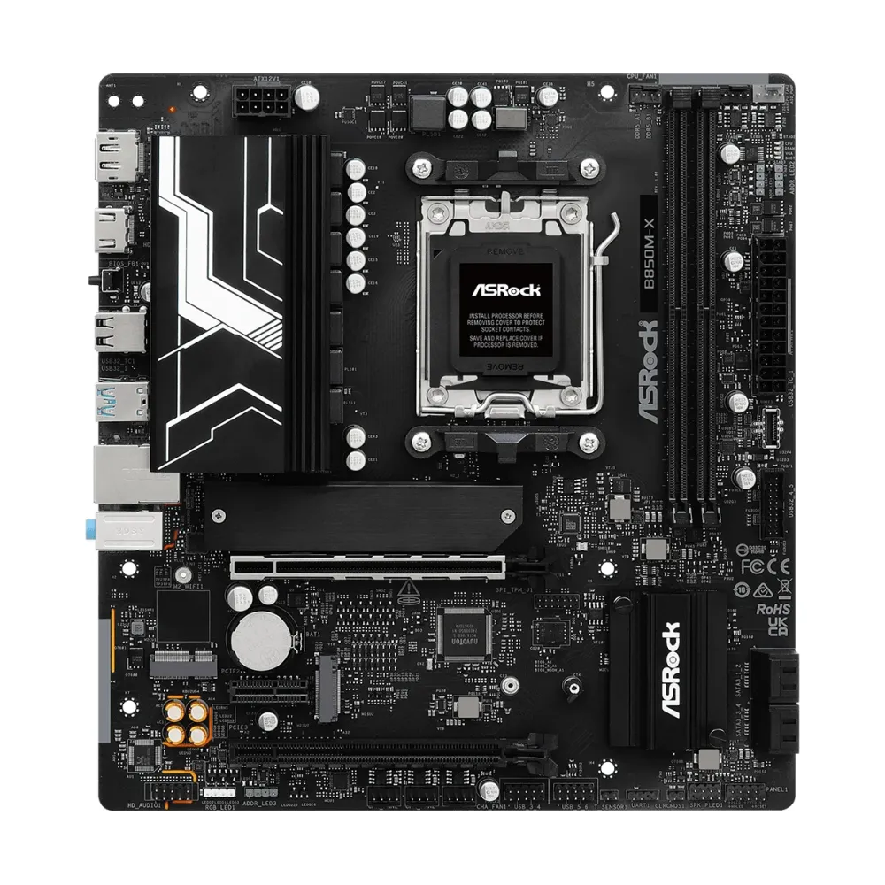 Дънна платка ASRock B850M-X socket AM5 Дънна платка ASRock B850M-X socket AM5