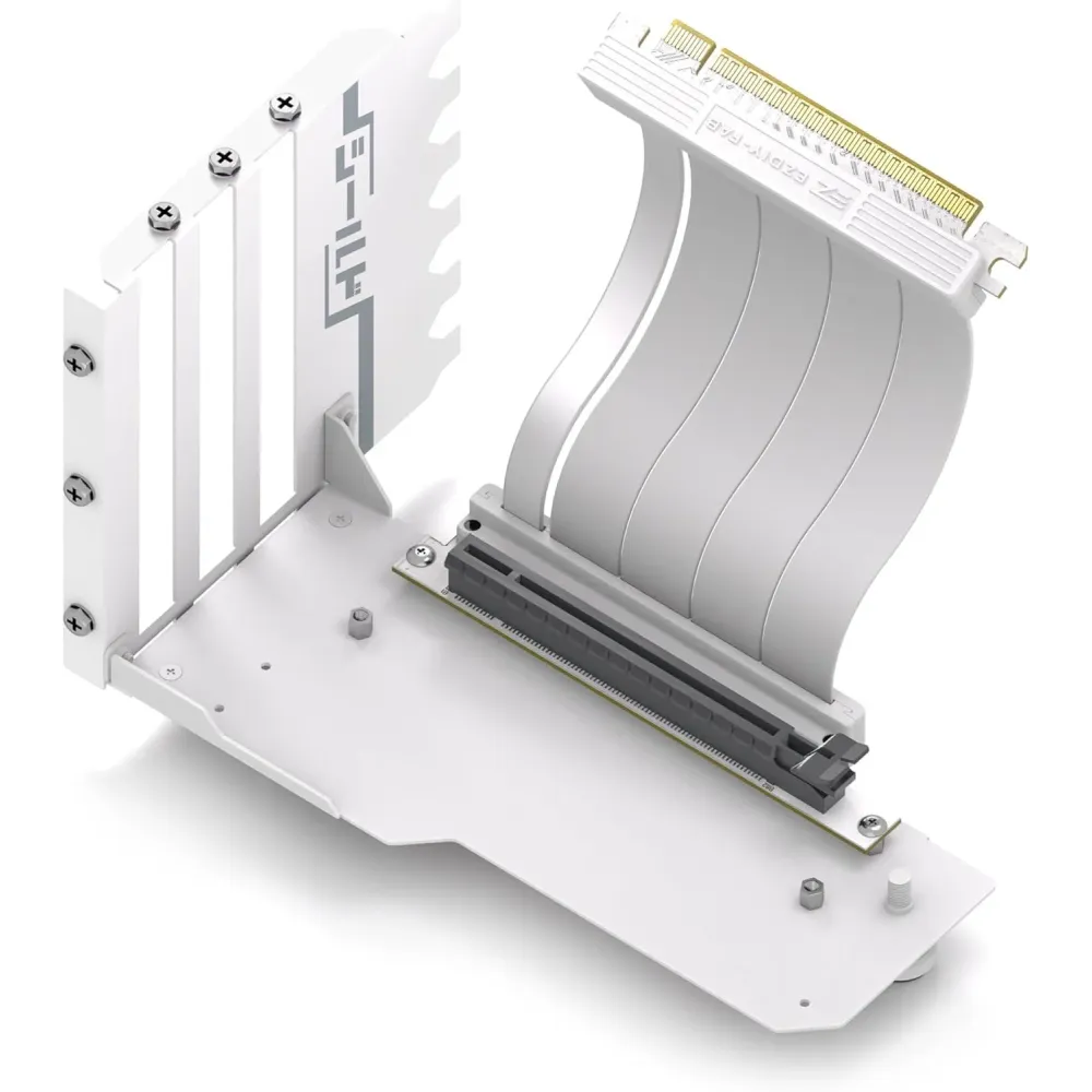 Брекет за вертикален монтаж на GPU EZDIY-FAB PCIe 4.0 Riser Cable 90° Брекет за вертикален монтаж на GPU EZDIY-FAB PCIe 4.0 Riser Cable 90°