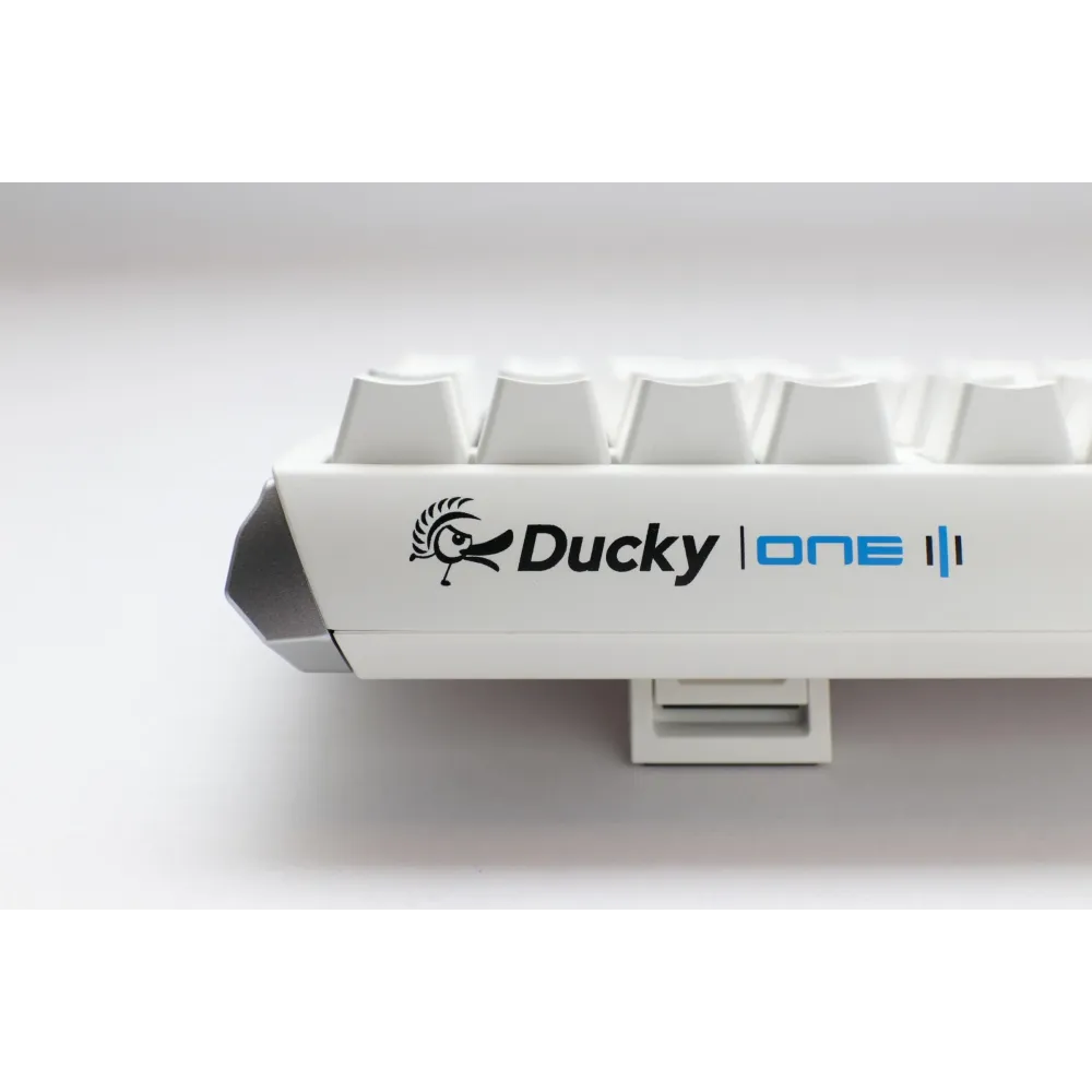 Геймърскa механична клавиатура Ducky One 3 Pure White Full Size Hotswap Cherry MX Black, RGB, PBT Keycaps Геймърскa механична клавиатура Ducky One 3 Pure White Full Size Hotswap Cherry MX Black, RGB, PBT Keycaps