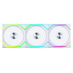 Вентилатори 3бр Lian Li UNI FAN SL Wireless ARGB PWM - 120 mm Бели + Контролер