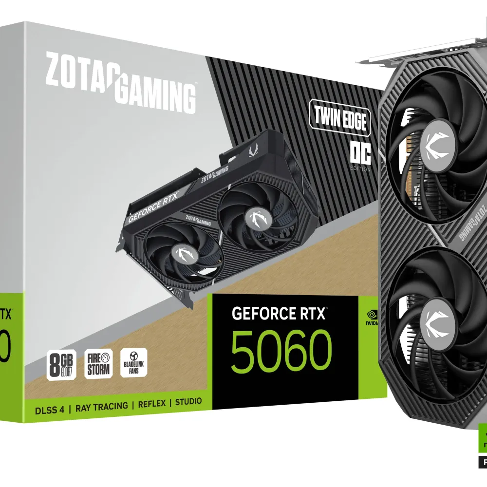 Видео карта ZOTAC GAMING RTX 5060 Twin Edge OC 8GB GDDR7