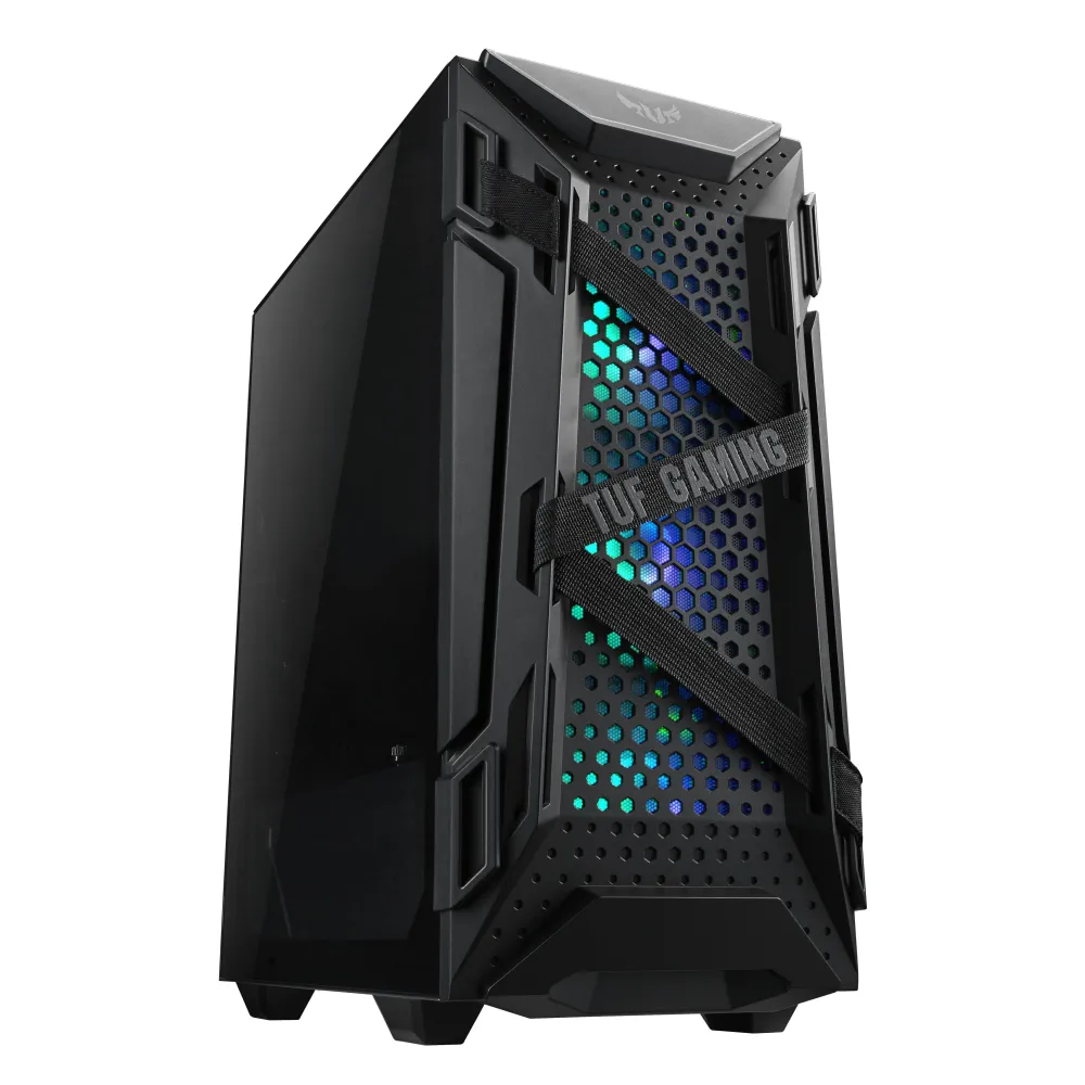 Кутия ASUS TUF Gaming GT301, Mid-Tower, Aura Sync ARGB, Черна Кутия ASUS TUF Gaming GT301, Mid-Tower, Aura Sync ARGB, Черна