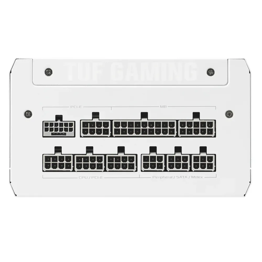 Захранващ блок ASUS TUF Gaming White 1000W 80+ Gold PCIe 5.1, Fully Modular