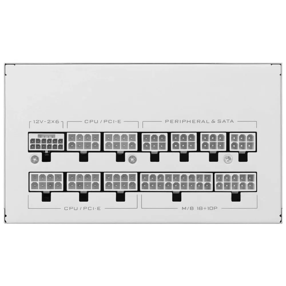 Захранващ блок Lian Li SX1200P White 1200W 80+ Platinum PCIe 5.1, ATX 3.1