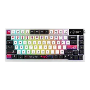 Геймърска безжична Клавиатура ASUS ROG Azoth X - White