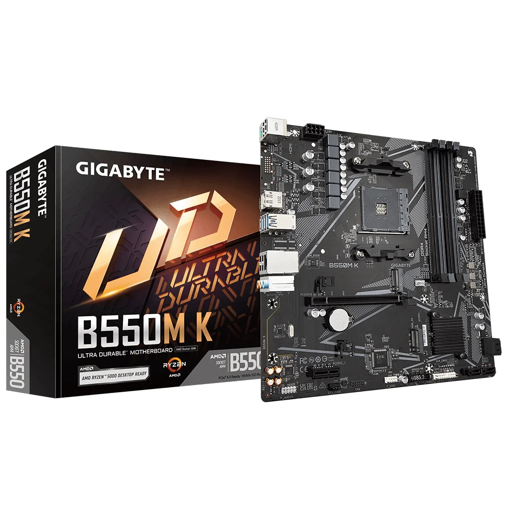 Дънна платка GIGABYTE B550M K 4 x DDR4 Дънна платка GIGABYTE B550M K 4 x DDR4