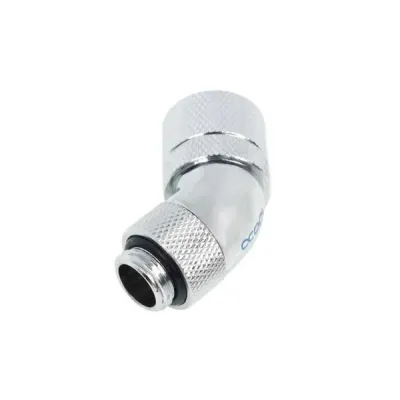 Компресионен фитинг Alphacool HF, 13/10 - G1/4, 45°, Въртящ се, Хром