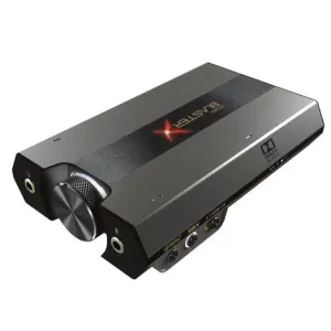 Звукова карта Creative Sound BlasterX G6, 7.1, Външна, USB, Xamp Headphone PS4, Xbox One, Nintendo Switch, and PC