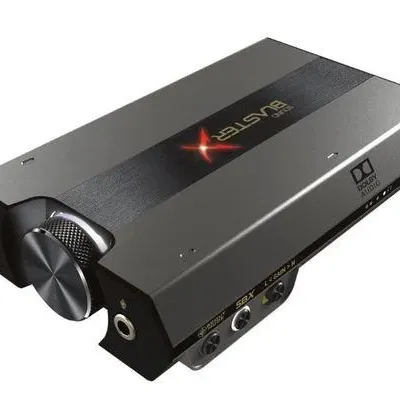 Звукова карта Creative Sound BlasterX G6, 7.1, Външна, USB, Xamp Headphone PS4, Xbox One, Nintendo Switch, and PC