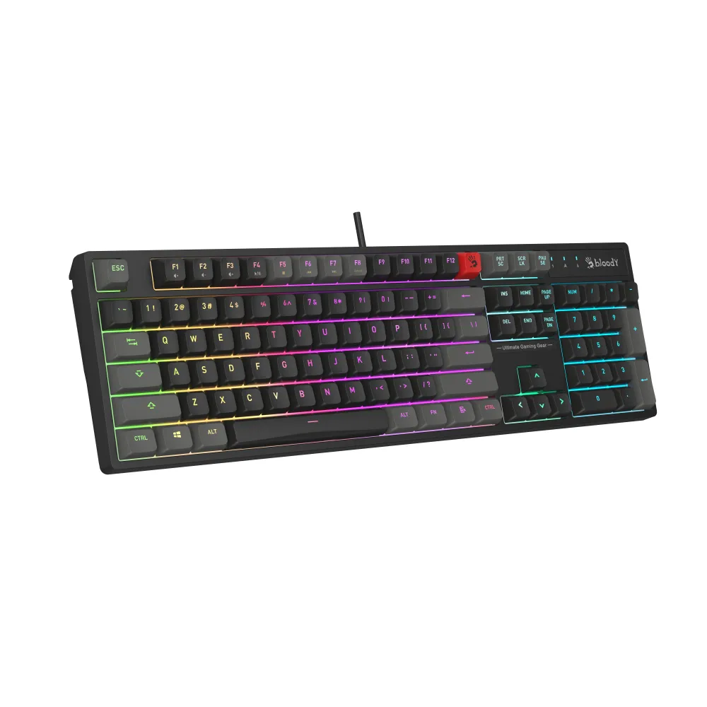 Геймърска клавиатура A4Tech Bloody B230N Neon Backlit - Черна Геймърска клавиатура A4Tech Bloody B230N Neon Backlit - Черна