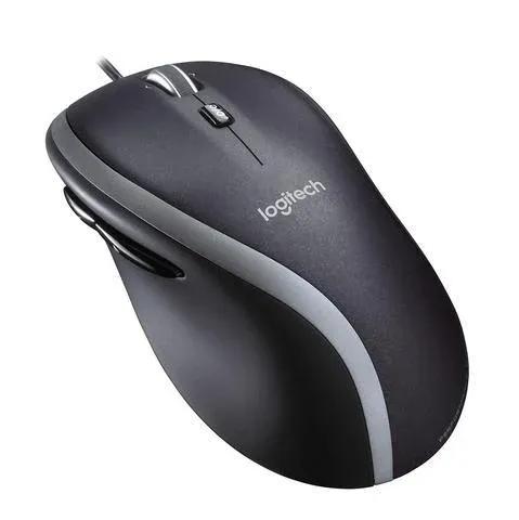 Жична оптична мишка LOGITECH M500, Бърз скрол, USB, Черен