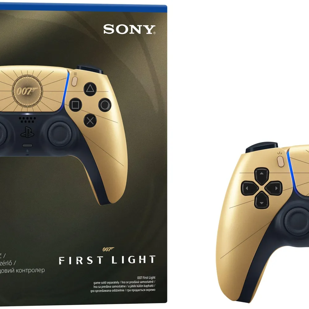 Безжичен геймпад Sony PS5 DualSense - 007 First Light, Limited Edition