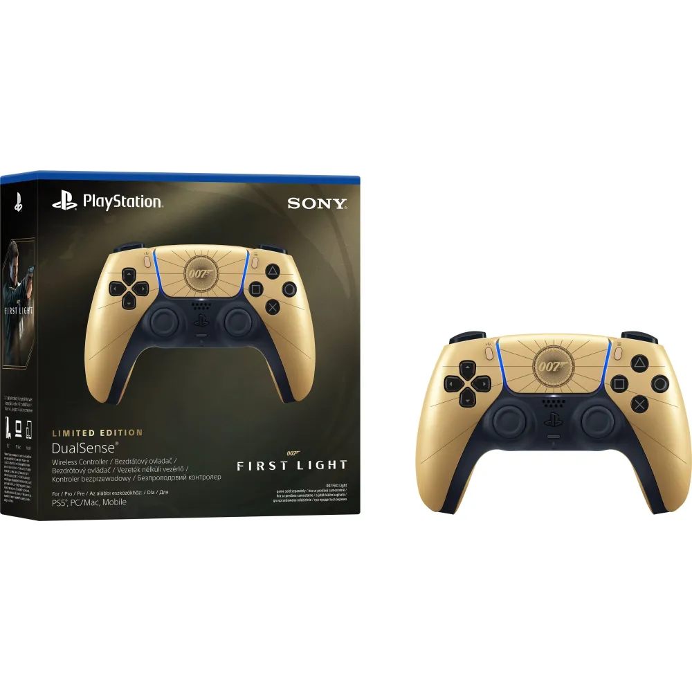 Безжичен геймпад Sony PS5 DualSense - 007 First Light, Limited Edition