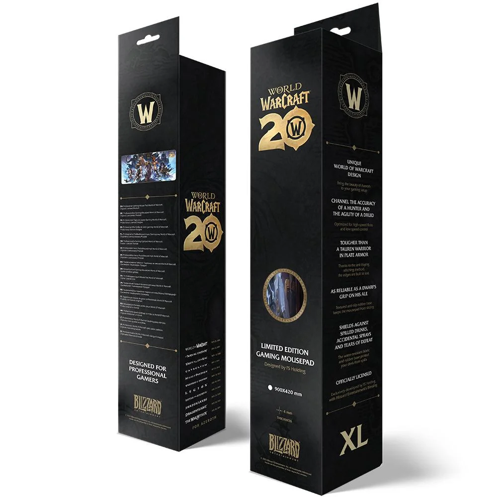 Геймърски пад World Of Warcraft - 20th Anniversary, XL