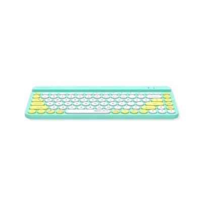 Безжична клавиатура A4tech Fstyler FBK30, Bluetooth, 2.4G, Стойка за телефон, Кирилизирана, Авокадо
