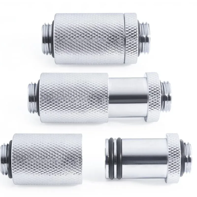 D-Plug Alphacool ES, 31.5mm, G1/4 AG auf G1/4 AG, Сребрист