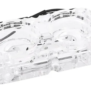 Адаптер приставка с вътрешна и външна резба Alphacool Eisdecke D5 Dual Acrylic Attachment 3x 1/4