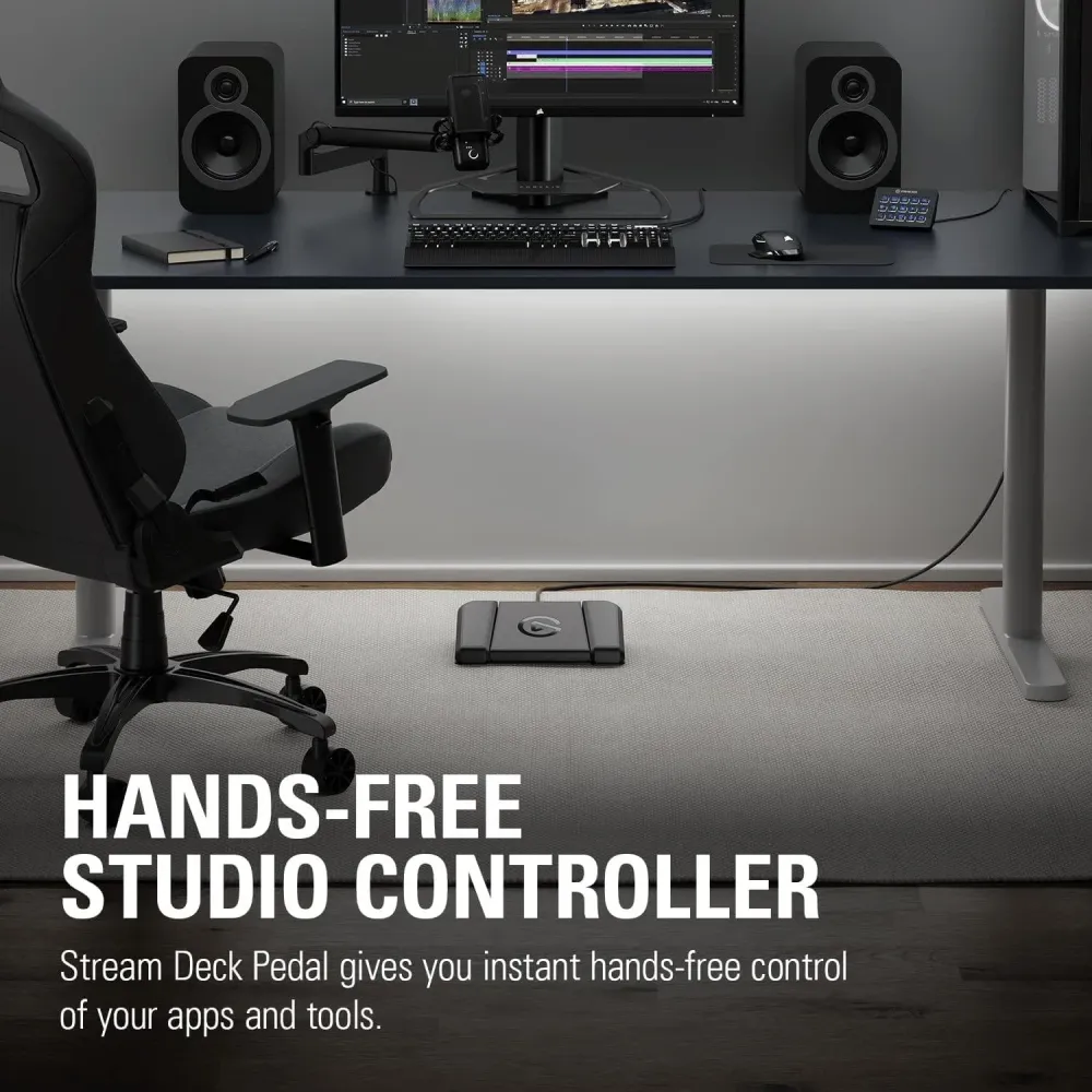 Контролер Elgato Stream Deck Pedal Контролер Elgato Stream Deck Pedal