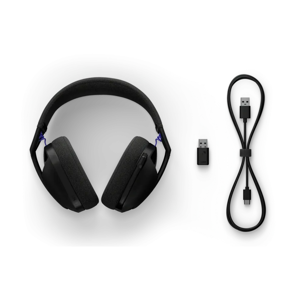 Геймърски безжични слушалки Logitech G321 Lightspeed, Микрофон, Черни