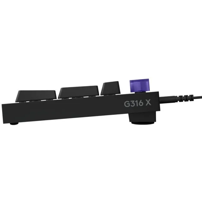 Геймърска механична клавиатура Logitech G316 X 98 - Hot-Swappable Tactile Switch - Black