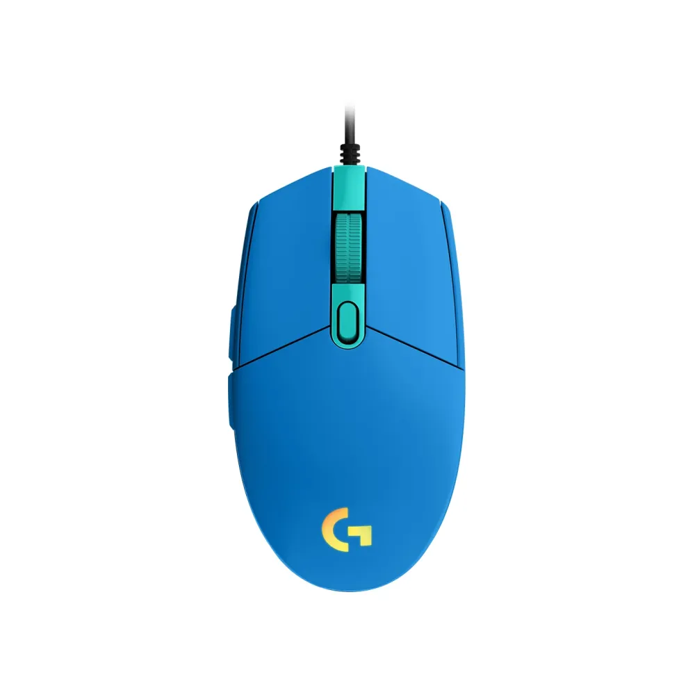 Геймърска мишка Logitech G102 LightSync, RGB, Оптична, Жична, USB, Син Геймърска мишка Logitech G102 LightSync, RGB, Оптична, Жична, USB, Син