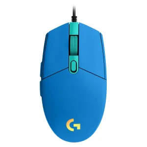 Геймърска мишка Logitech G102 LightSync, RGB, Оптична, Жична, USB, Син