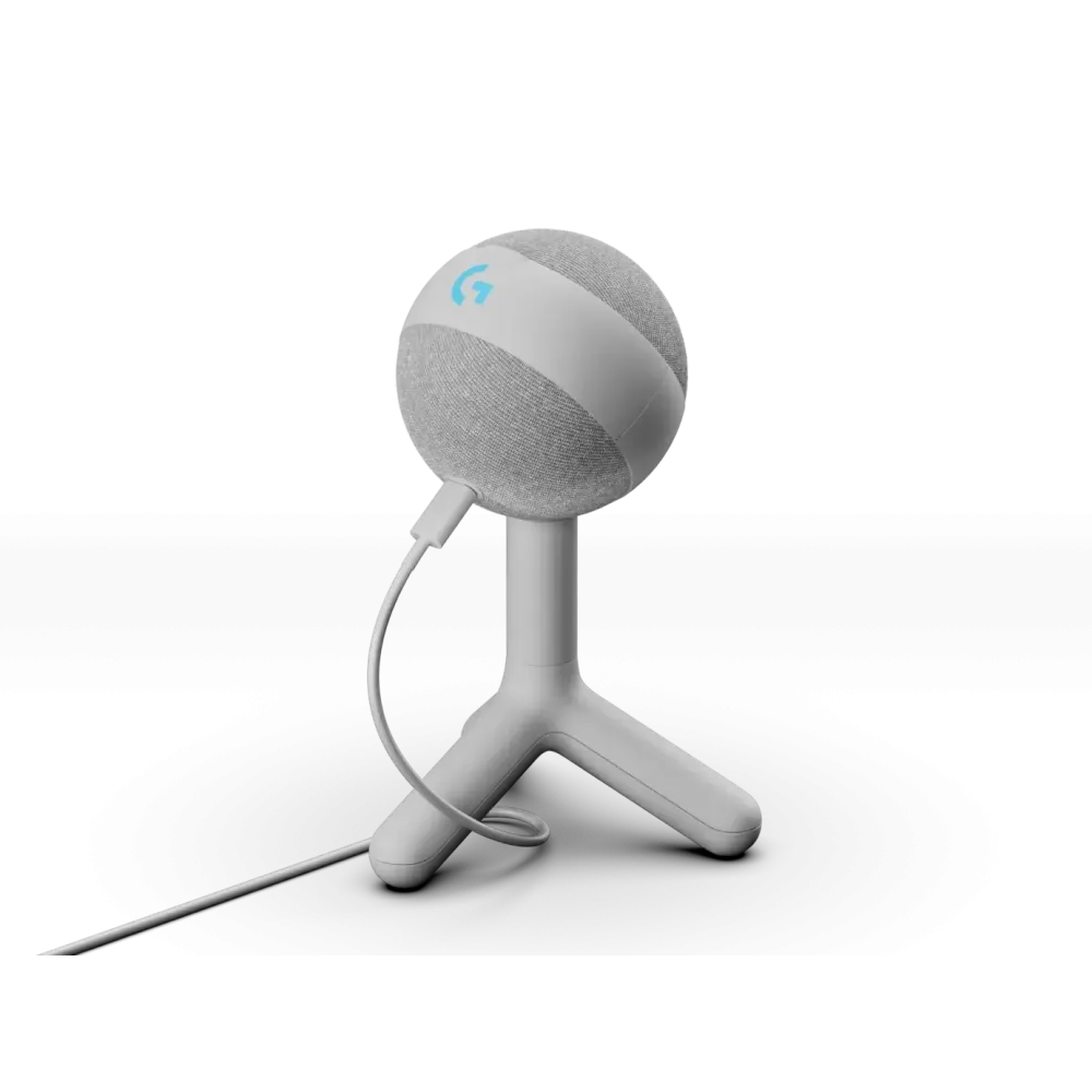 Динамичен микрофон Logitech YETI ORB White