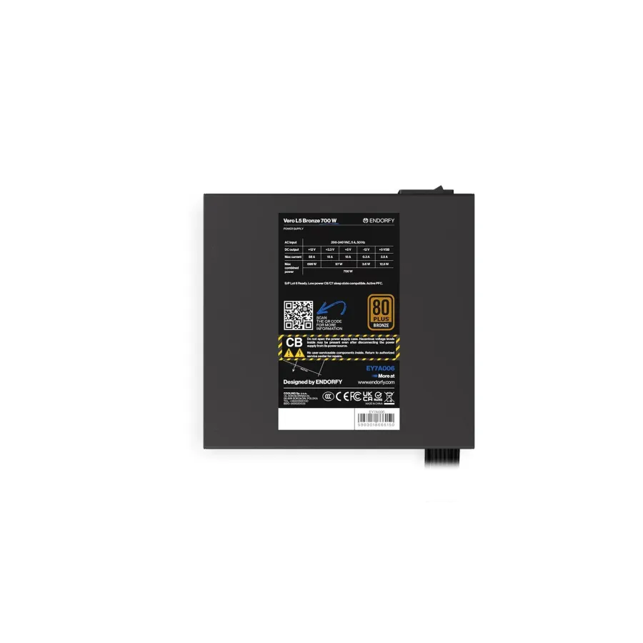 Захранващ блок Endorfy VERO L5 700W 80+ Bronze