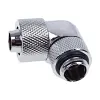 Фитинг Alphacool Eiszapfen, Удължител, 90°, 13/10mm, G1/4, Сребрист