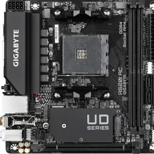 Дънна платка GIGABYTE A520I AC WIFI, Socket AM4, Mini-ITX
