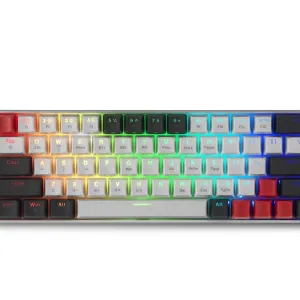Геймърска безжична клавиатура Spartan Gear Pegasus 2 RGB White/Grey