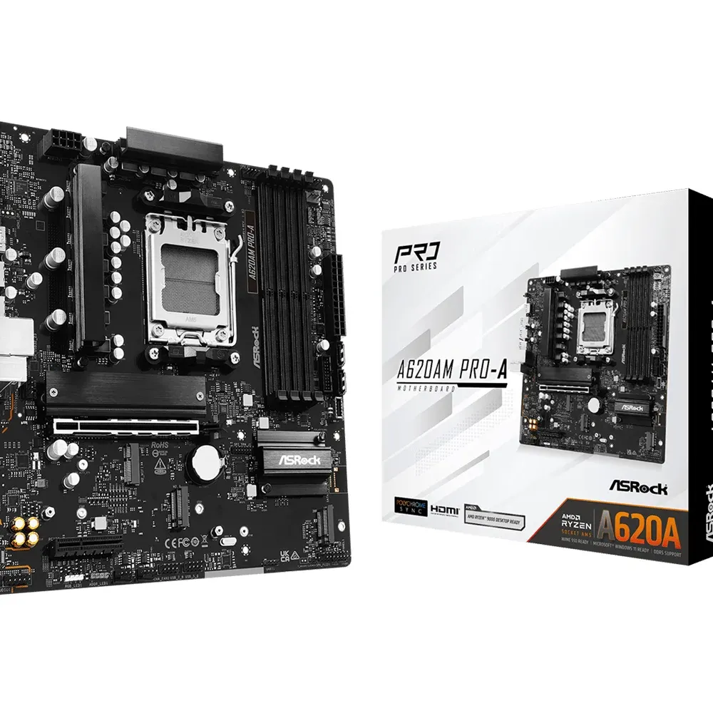 Дънна платка ASRock A620AM PRO-A, AM5