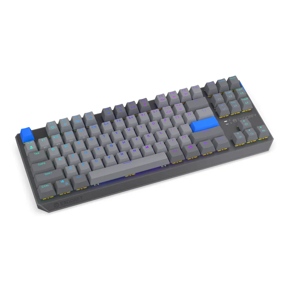 Endorfy механична клавиатура Thock Wireless V2 TKL, PBT, Endorfy Yellow switch, US Layout Endorfy механична клавиатура Thock Wireless V2 TKL, PBT, Endorfy Yellow switch, US Layout