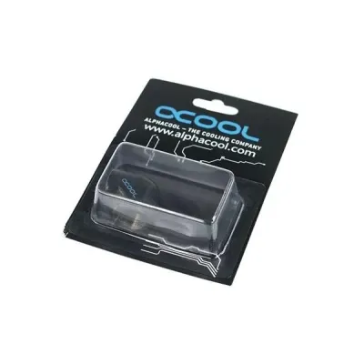 L-конектор Alphacool HF, Вътрешна резба G1/4 - G1/4, 90°, Черен мат