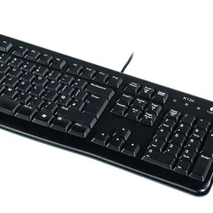 Kомплект клавиатура с мишка Logitech MK120, Черна