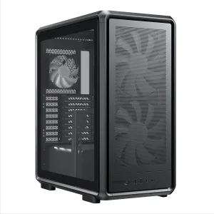 Кутия CoolerMaster MasterFrame 500 Mesh - Black ARGB