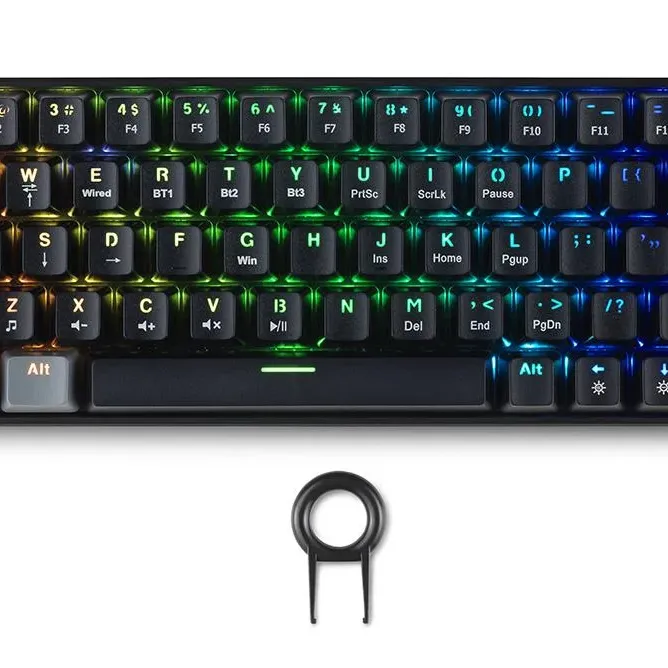 Геймърска безжична клавиатура Spartan Gear Pegasus 2 RGB Black/Grey